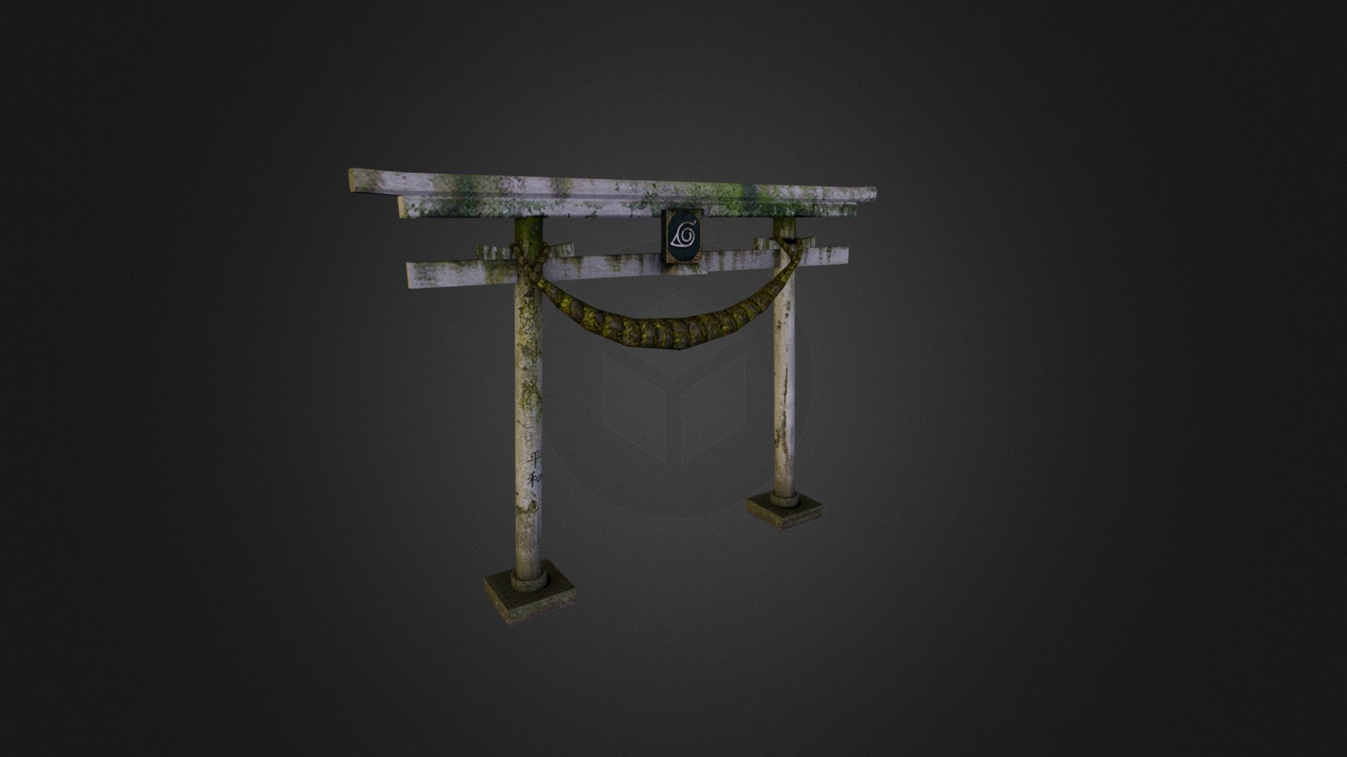 Japanese Archway 3d model