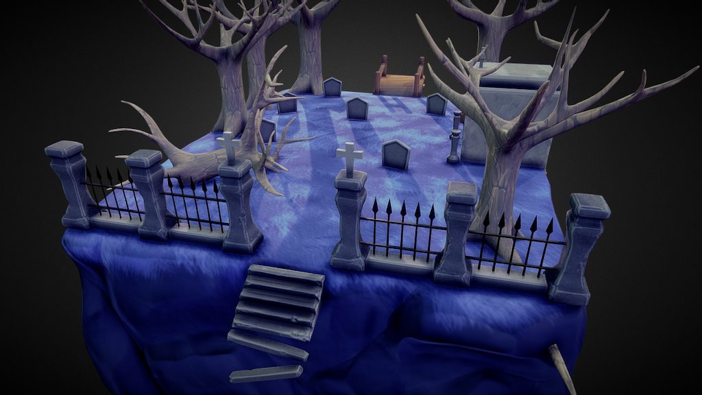 Graveyard 3d model