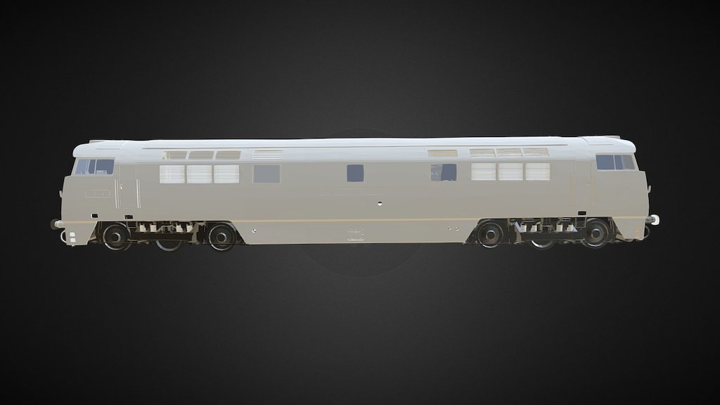 SCAN2BIM Cross-section Train + Animation 3d model