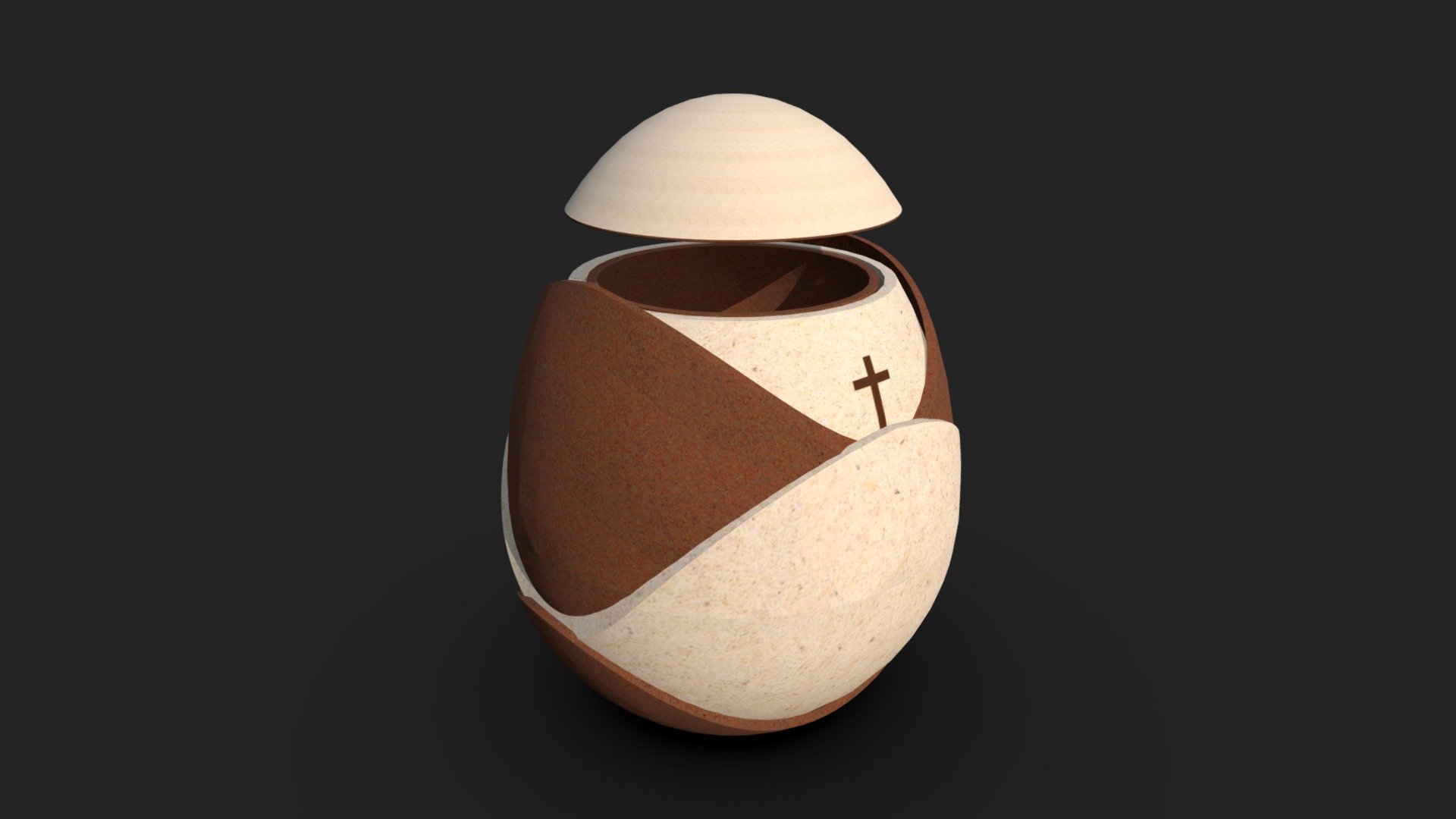 Sakura. Urn concept 3d model