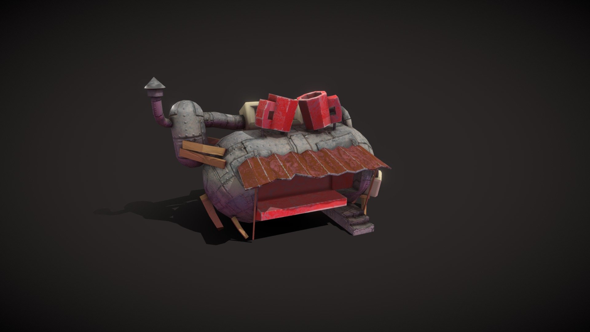 Scrap Bar 3d model