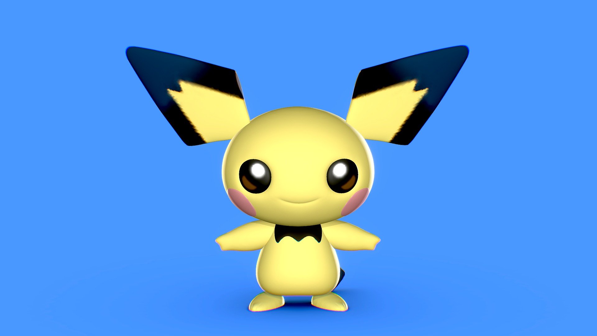 Pichu 3d model