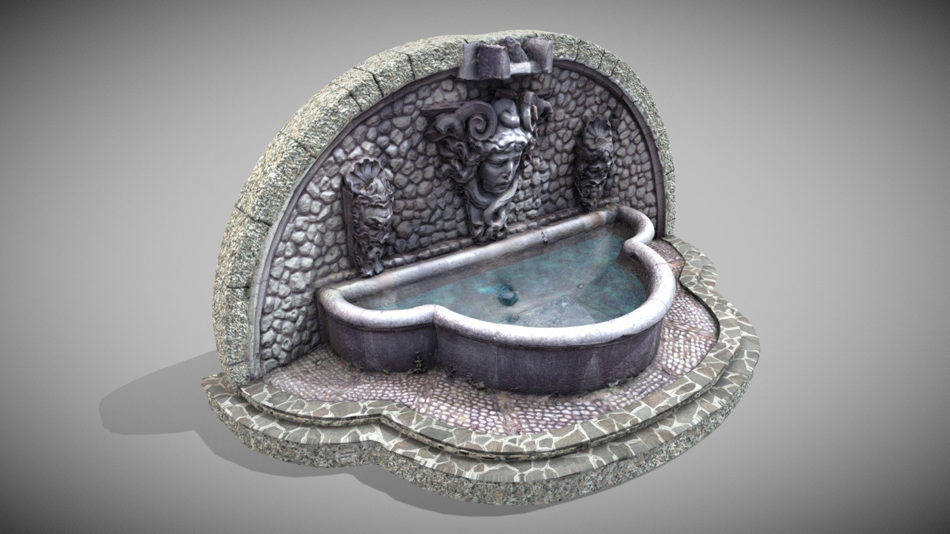 Fountain Rich 3d model