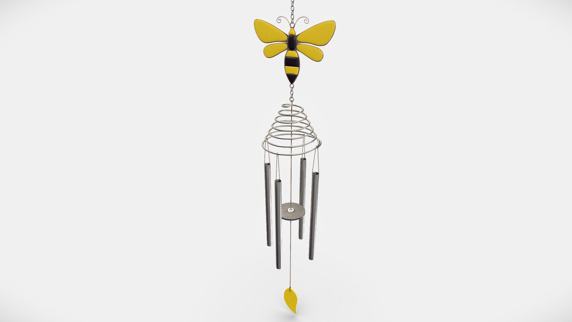 Bumblebee Wind Chime 3d model