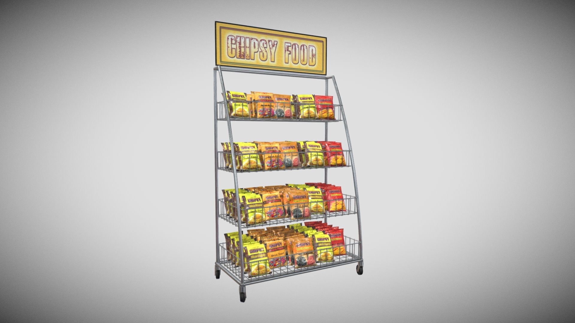 Expo Food Chipsy 3d model