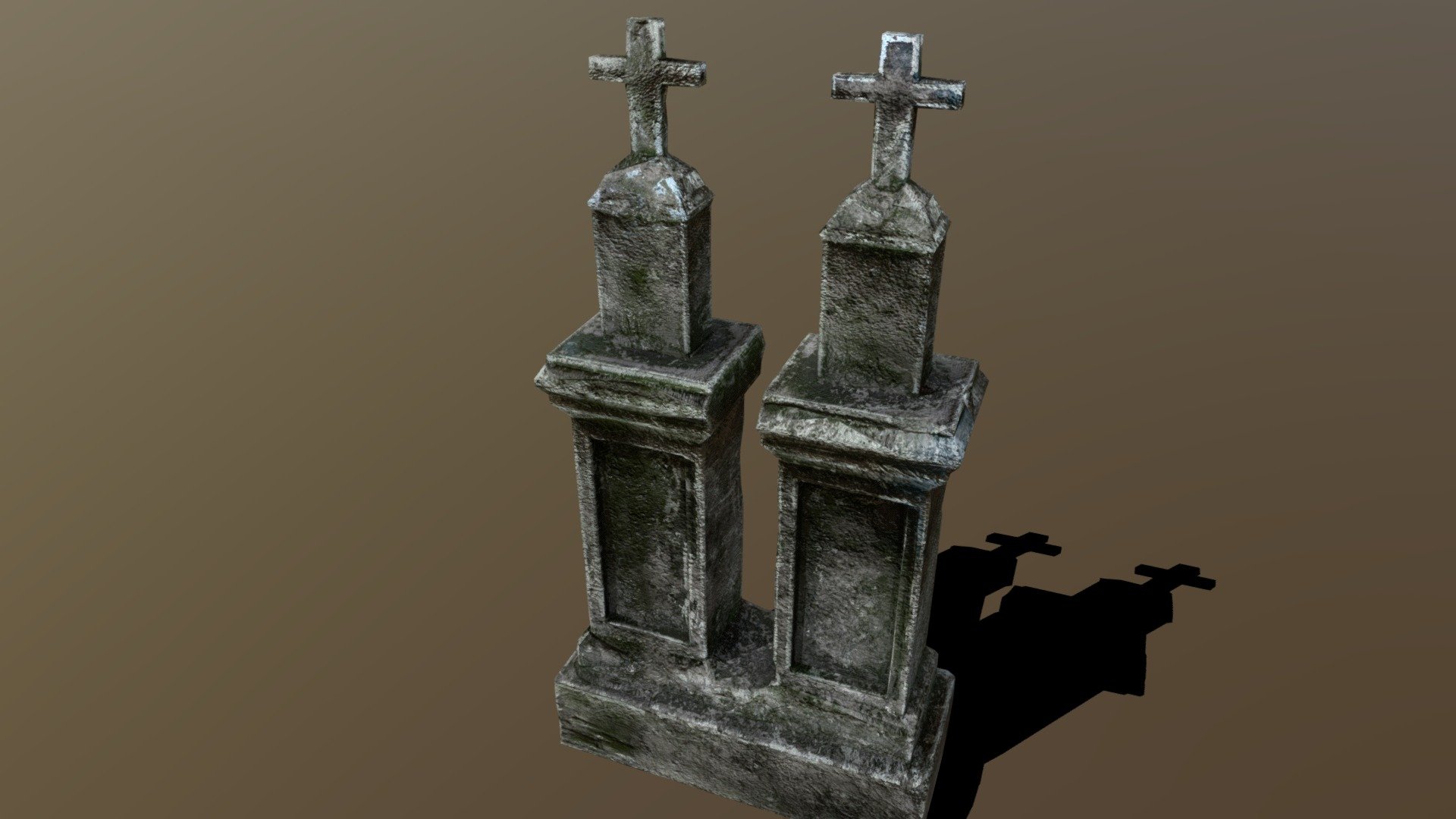 Tombstone (Game Ready) 3d model