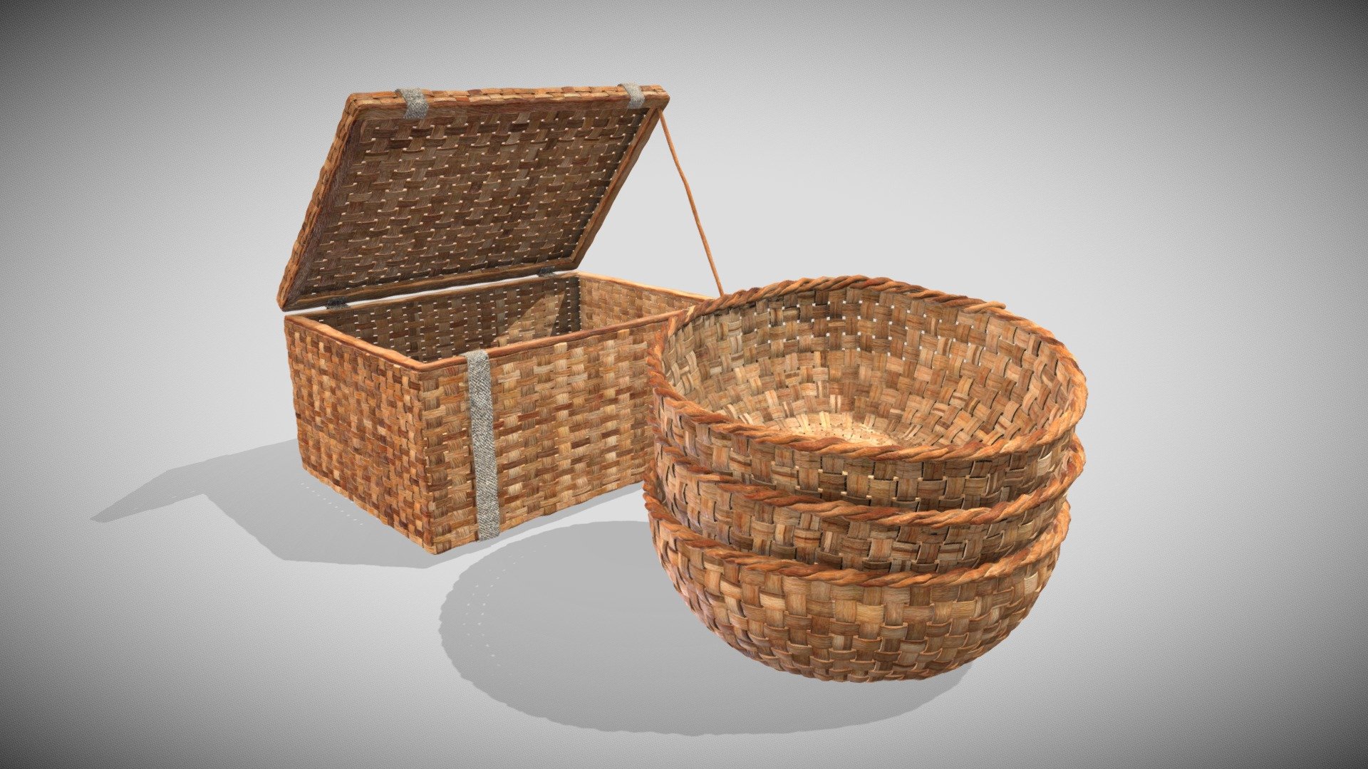 Coppia Baskets 3d model