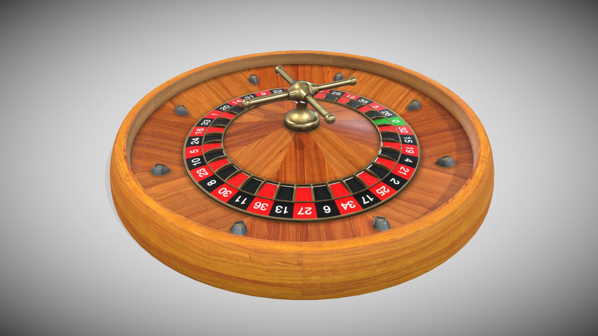 Roulette 3d model