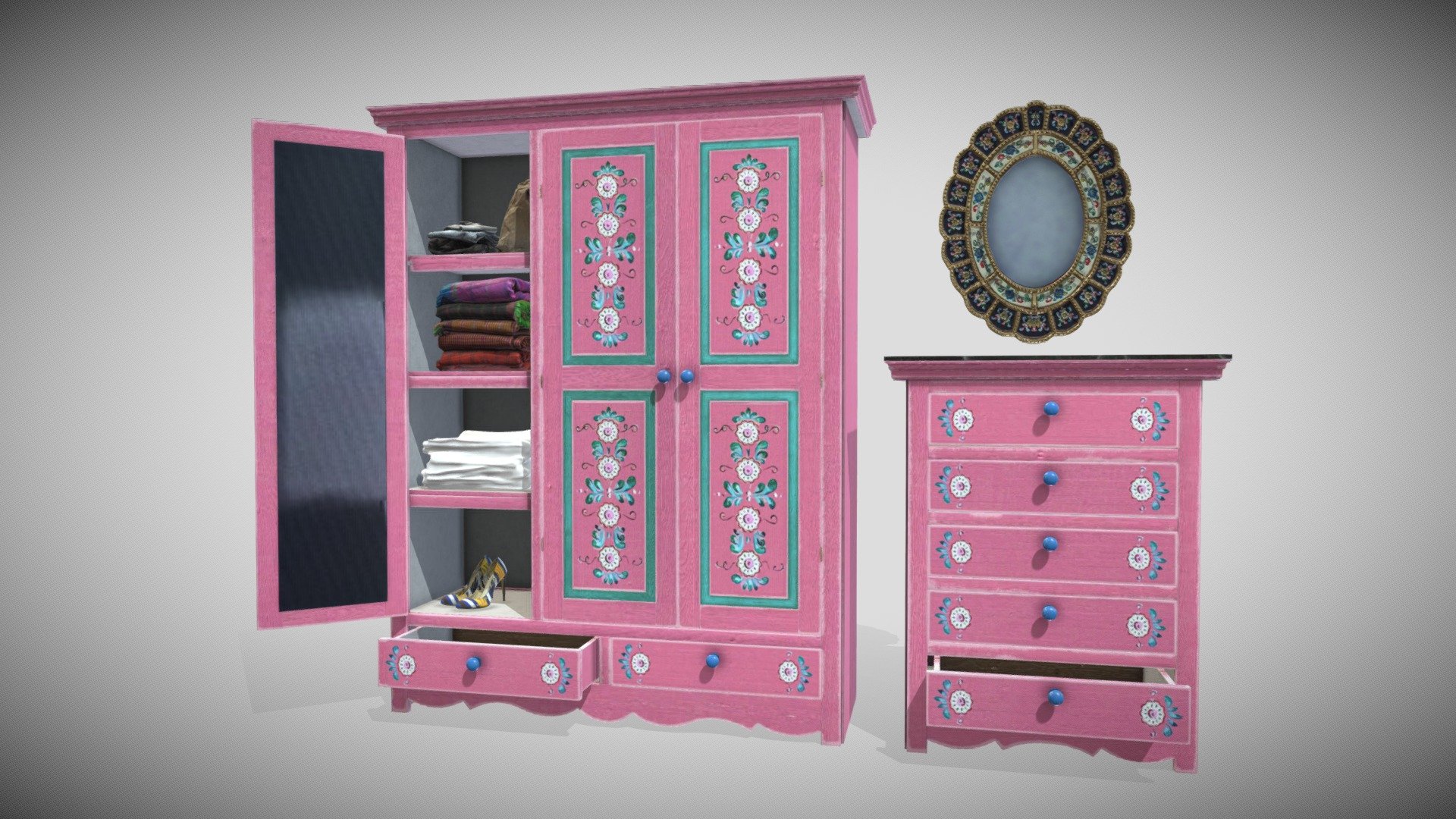 Wardrobe 3d model