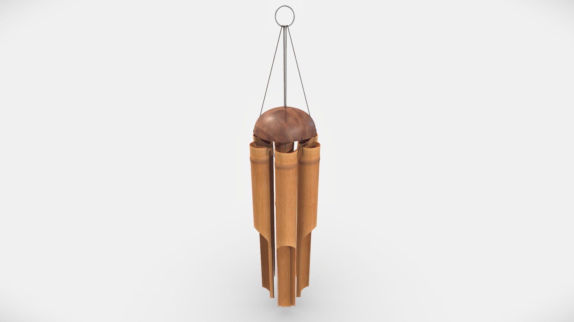 Bamboo Windchime 3d model