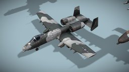 Fairchild Republic A-10 Thunderbolt attack plane