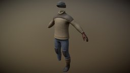 Hat, Pants, Sweater, Glove, Boot