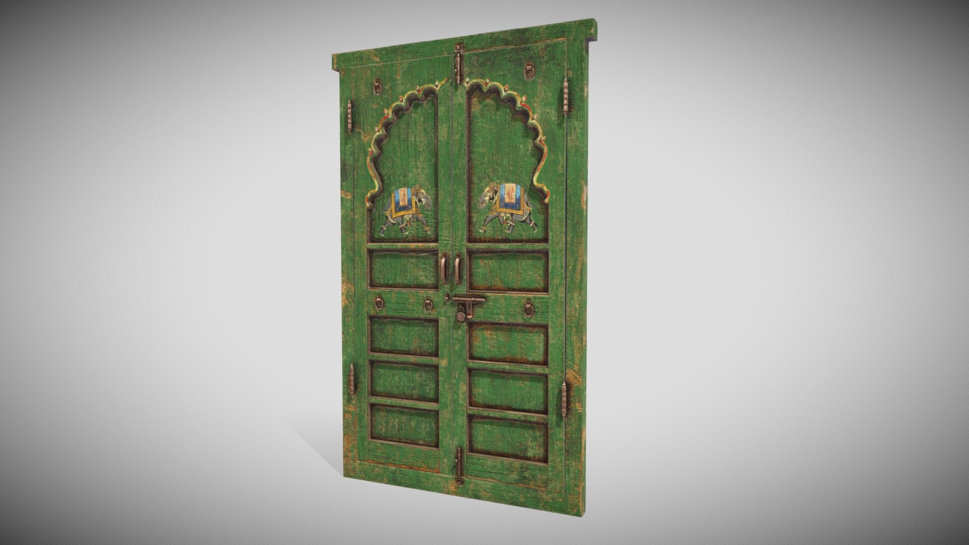 Indian Door 3d model