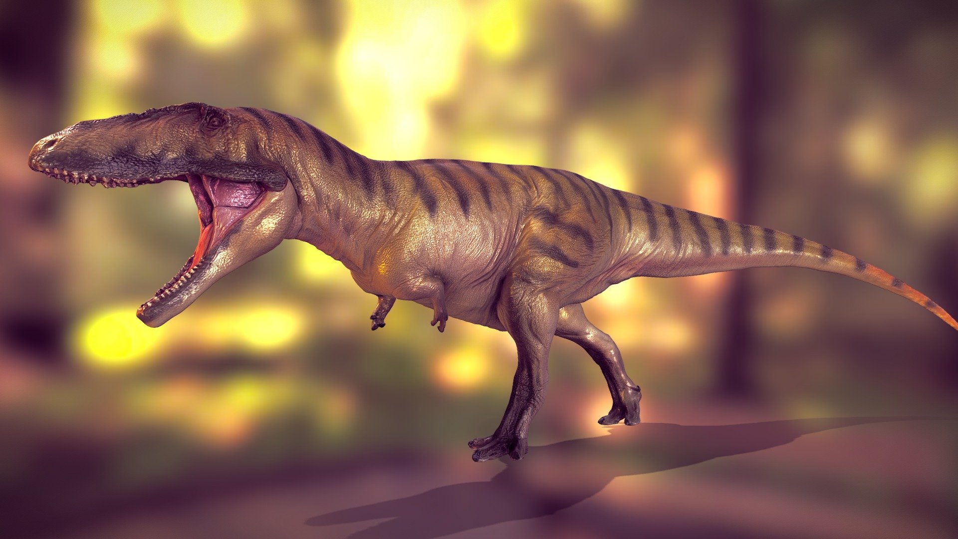 Carcharodontosaurus Roar 3d model