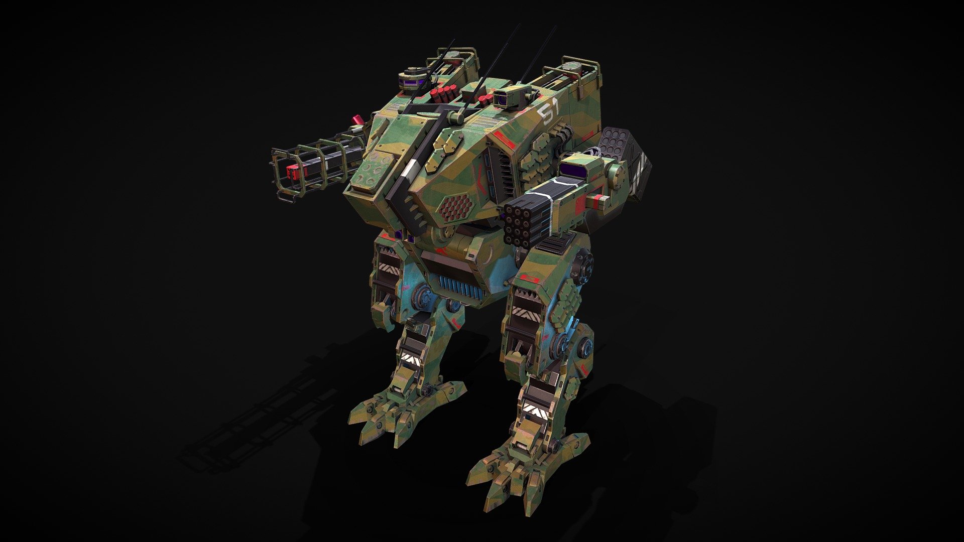 Robot Warfare 3d model