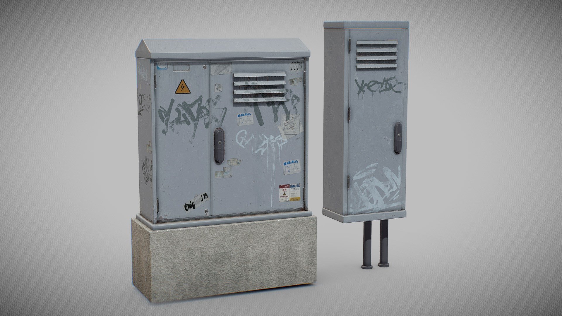 Street Fuse Box 3d model