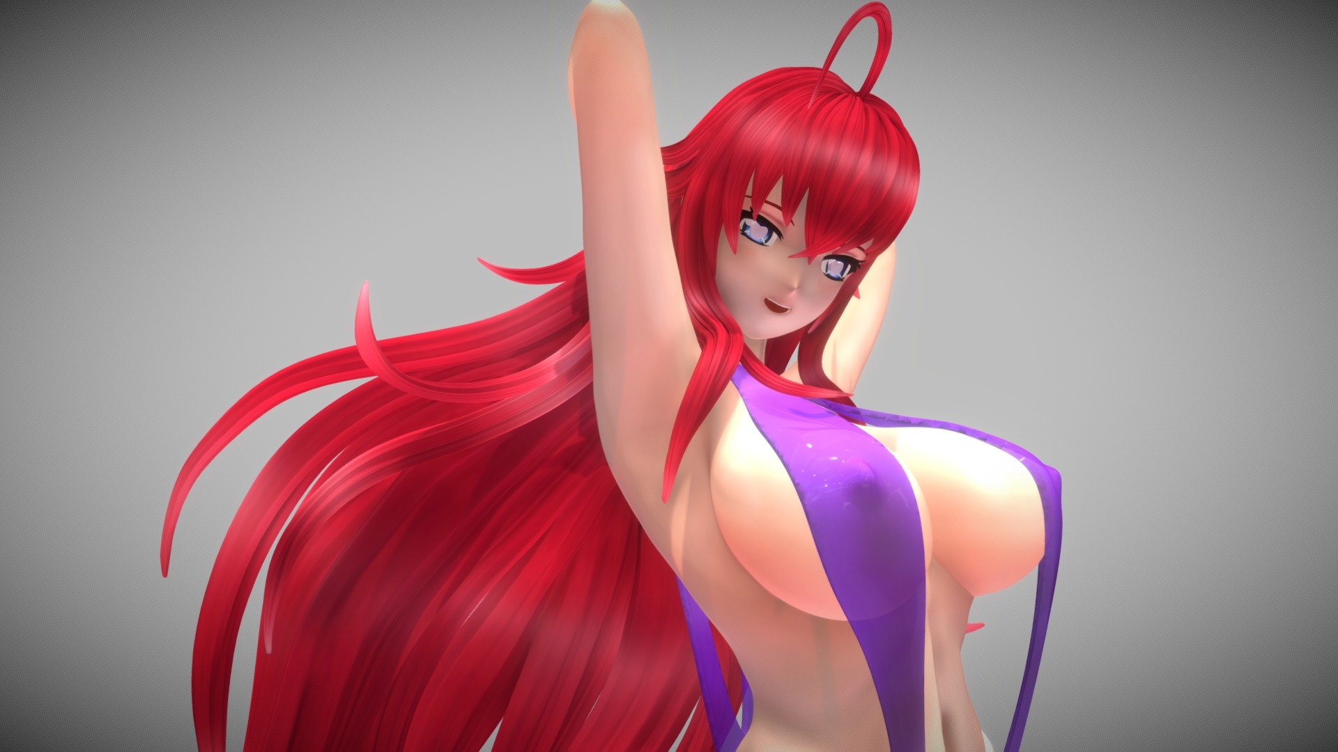 Rias Gremory Slingshot Ver. 3d model