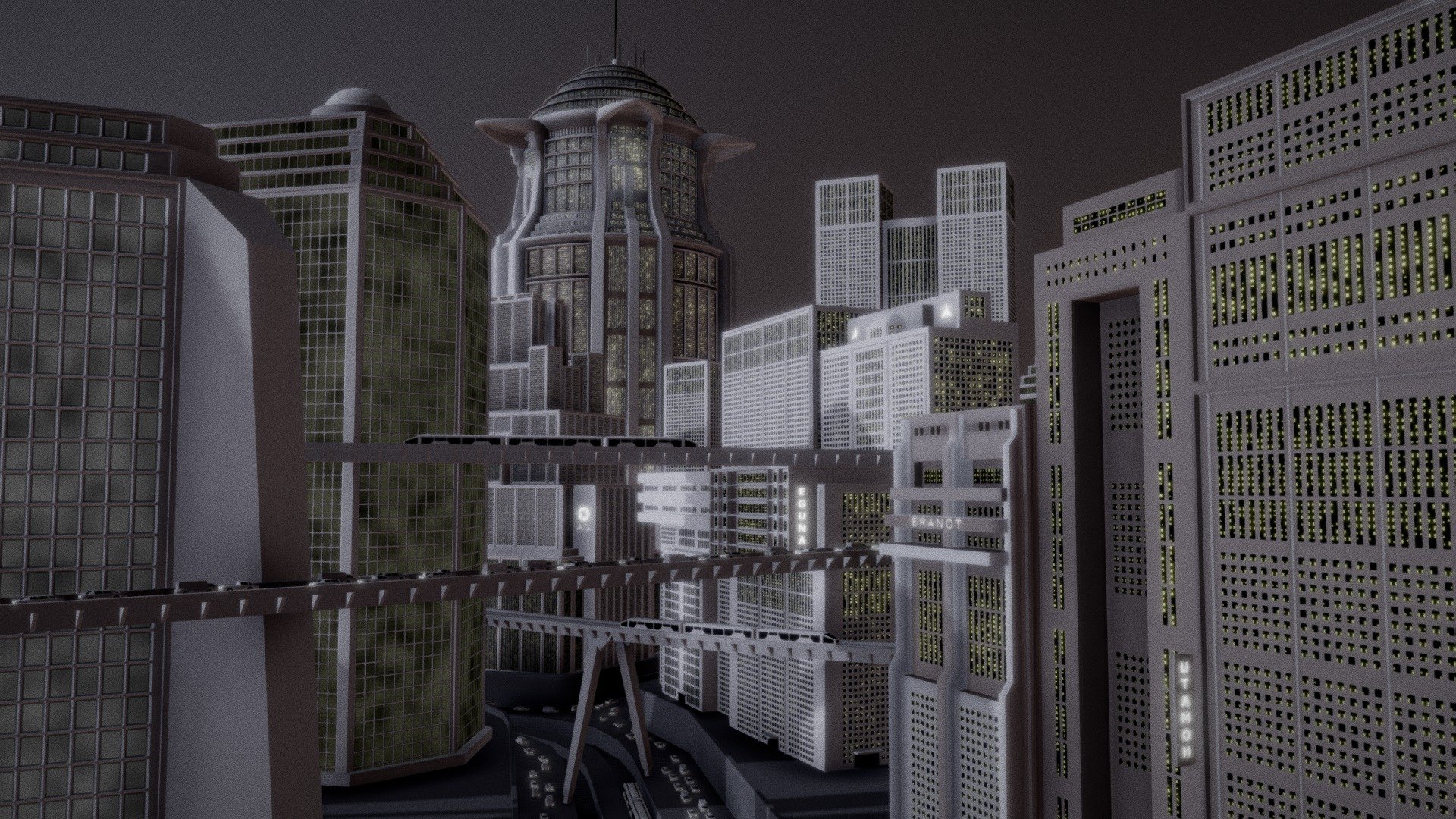 Metropolis — Cityscape 3d model