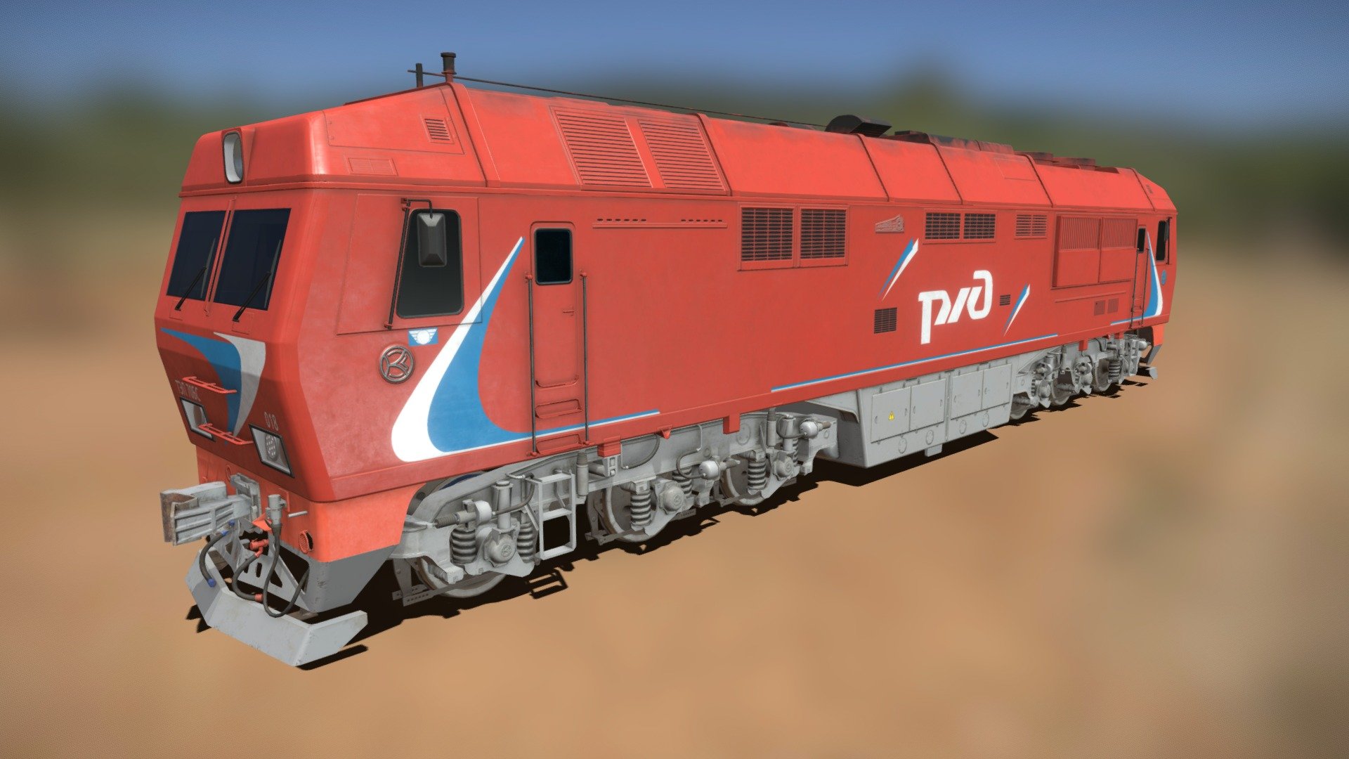 TEP70BS-018 Lokomotive 3d model