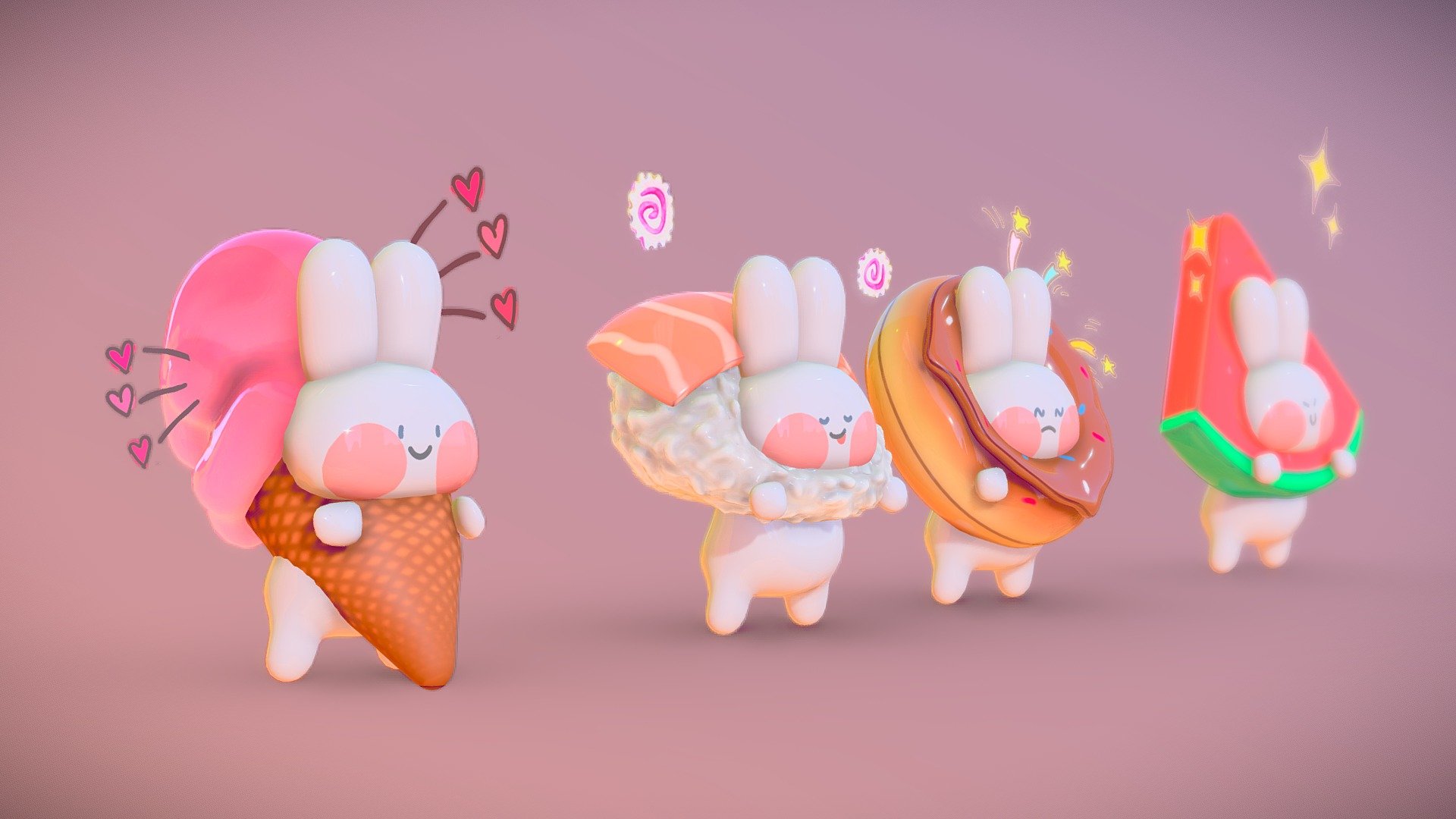 Bunny 3d model