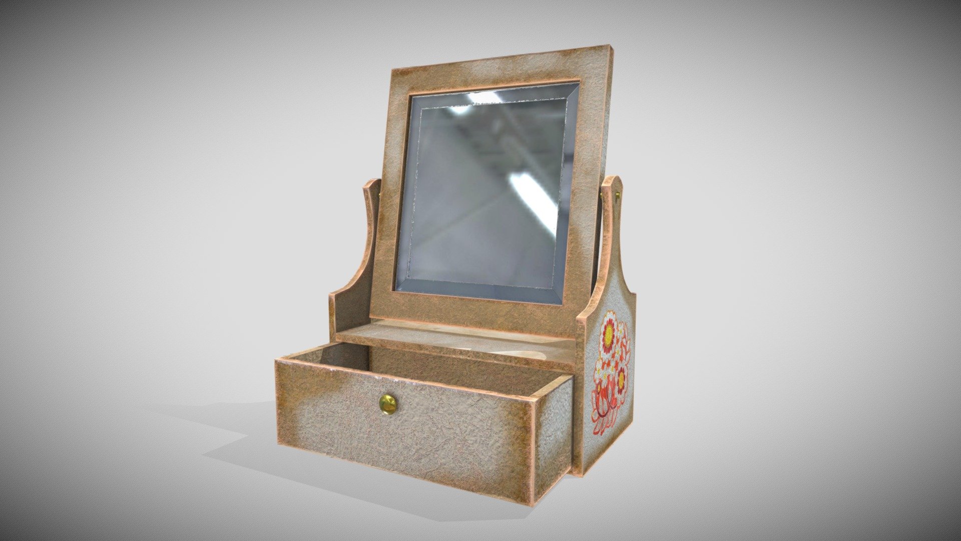 Desktop Mirror 3d model