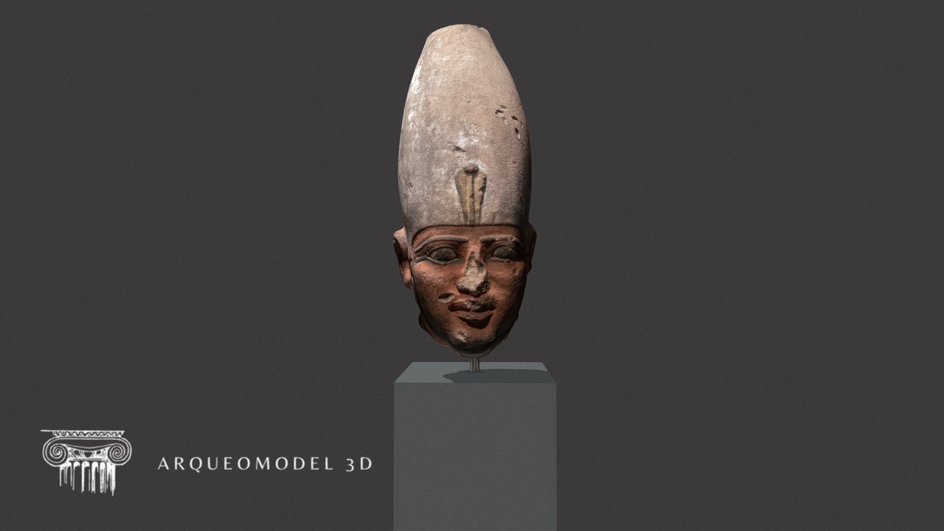 Cabeza faraón Mentuhotep II 3d model