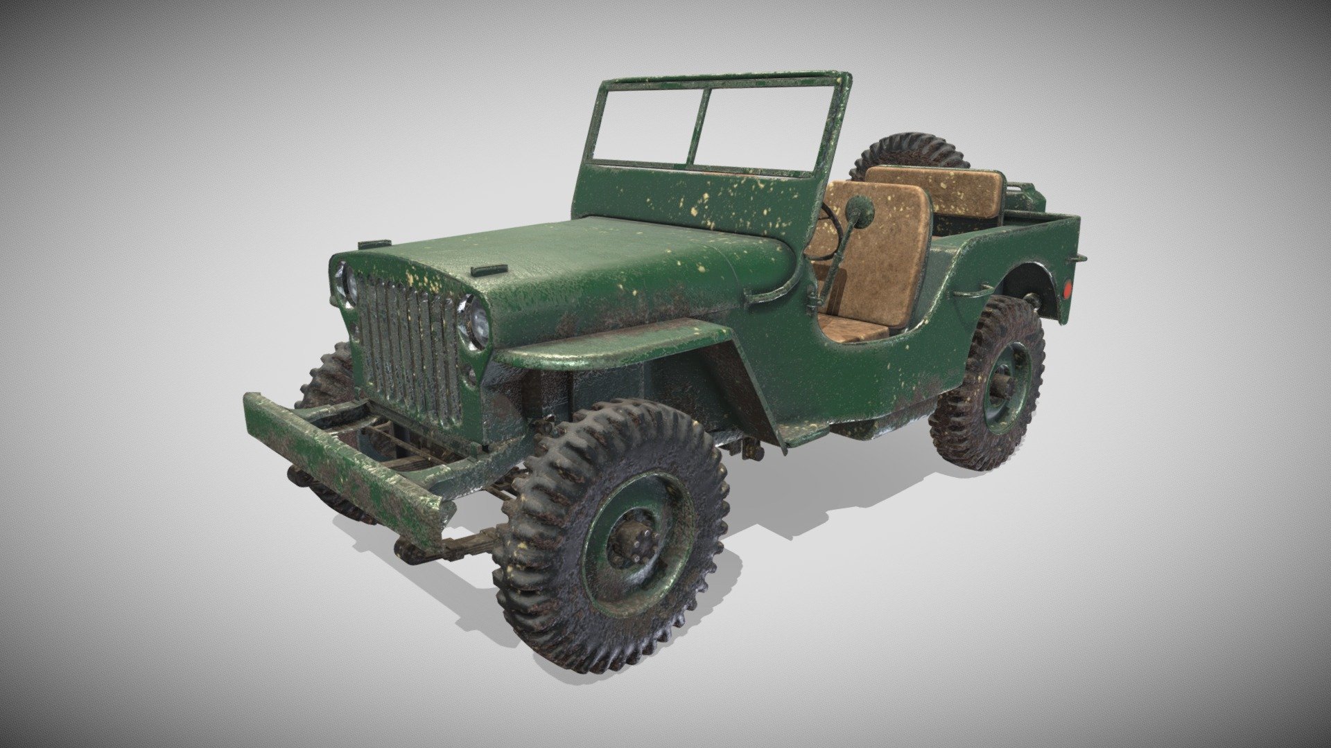 Jeep Willy 3d model