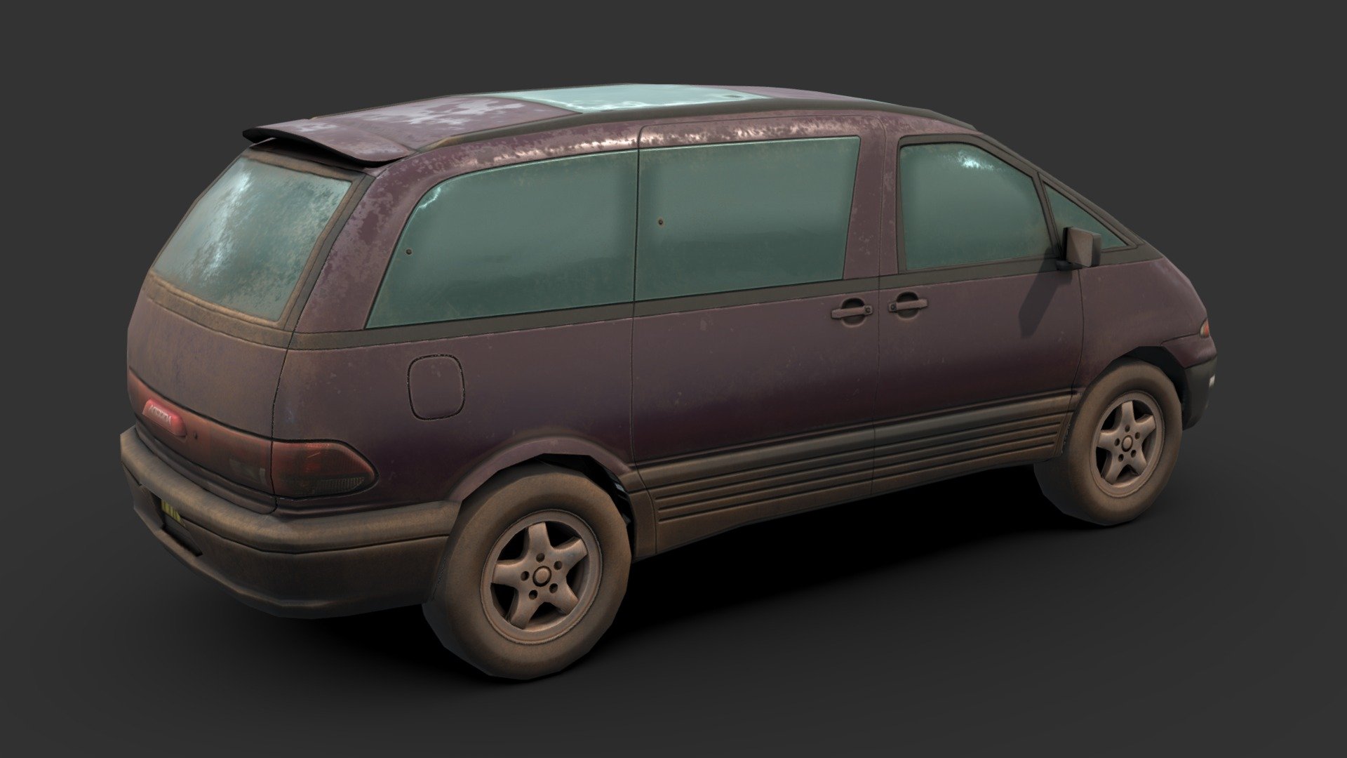 Australian Minivan 3d model