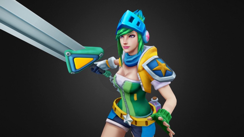 Arcade Riven 3d model