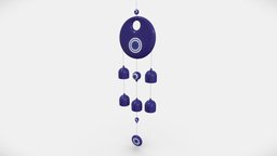 Feng Shui Evil Eye Wind Chime