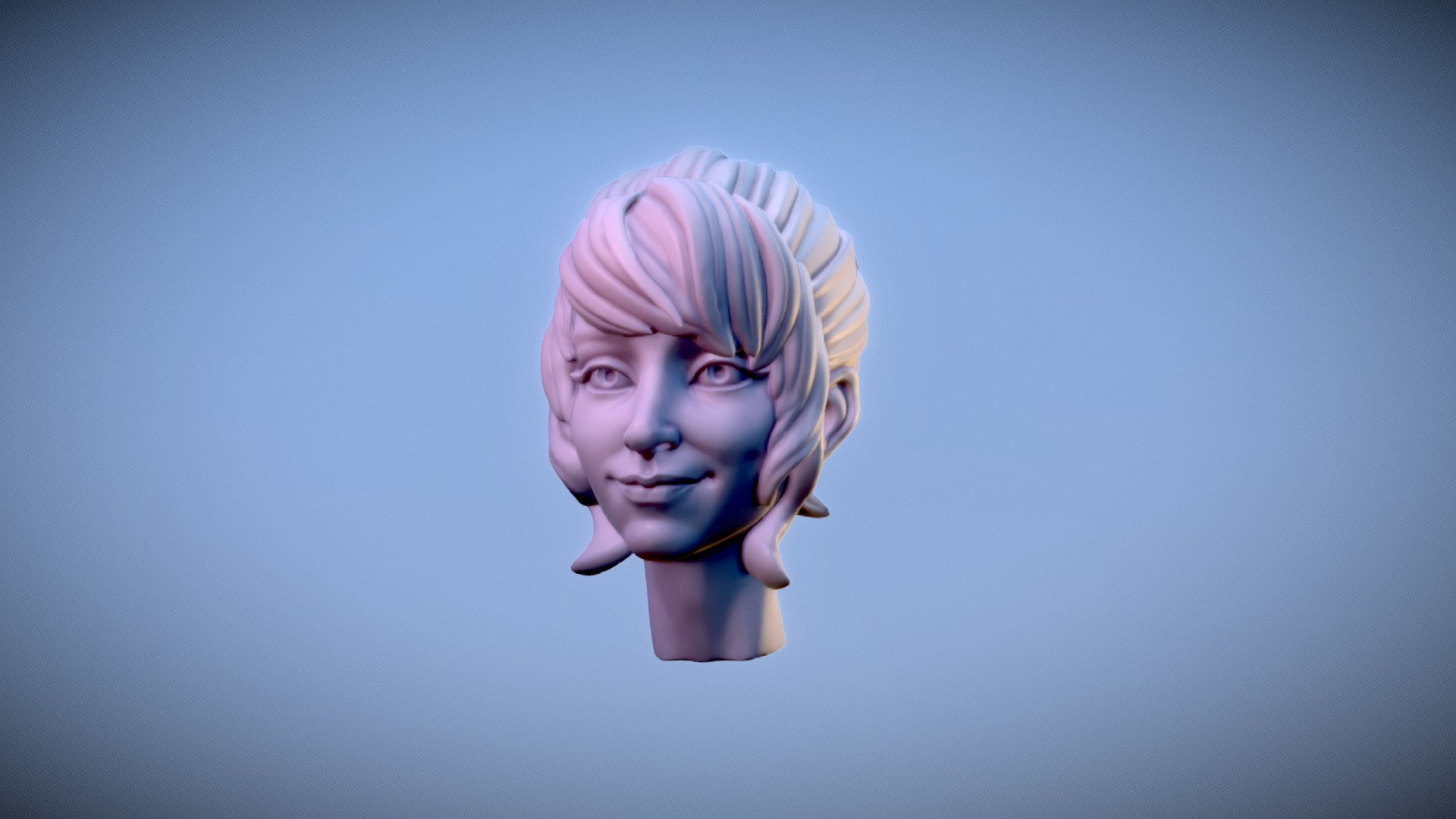 Happy Girl 3d model