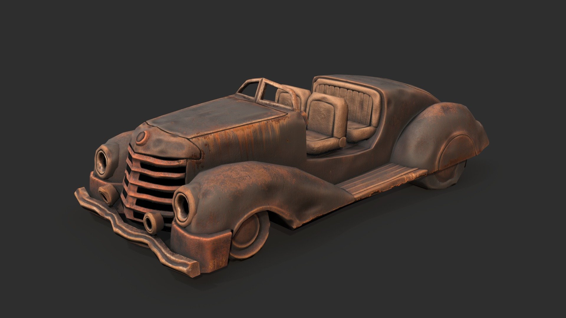 Fallout 1 Coupe 3d model