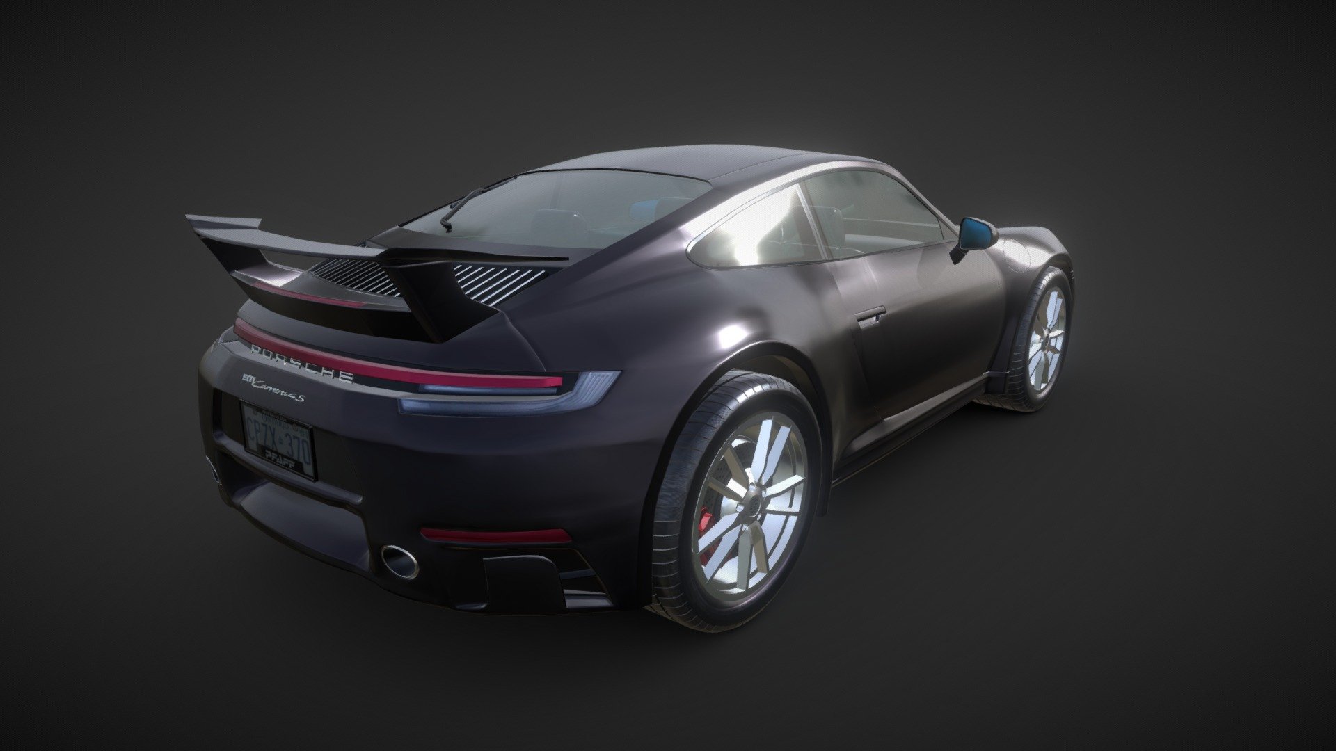 Porsche 911 C4S 2020 Aerokit 3d model