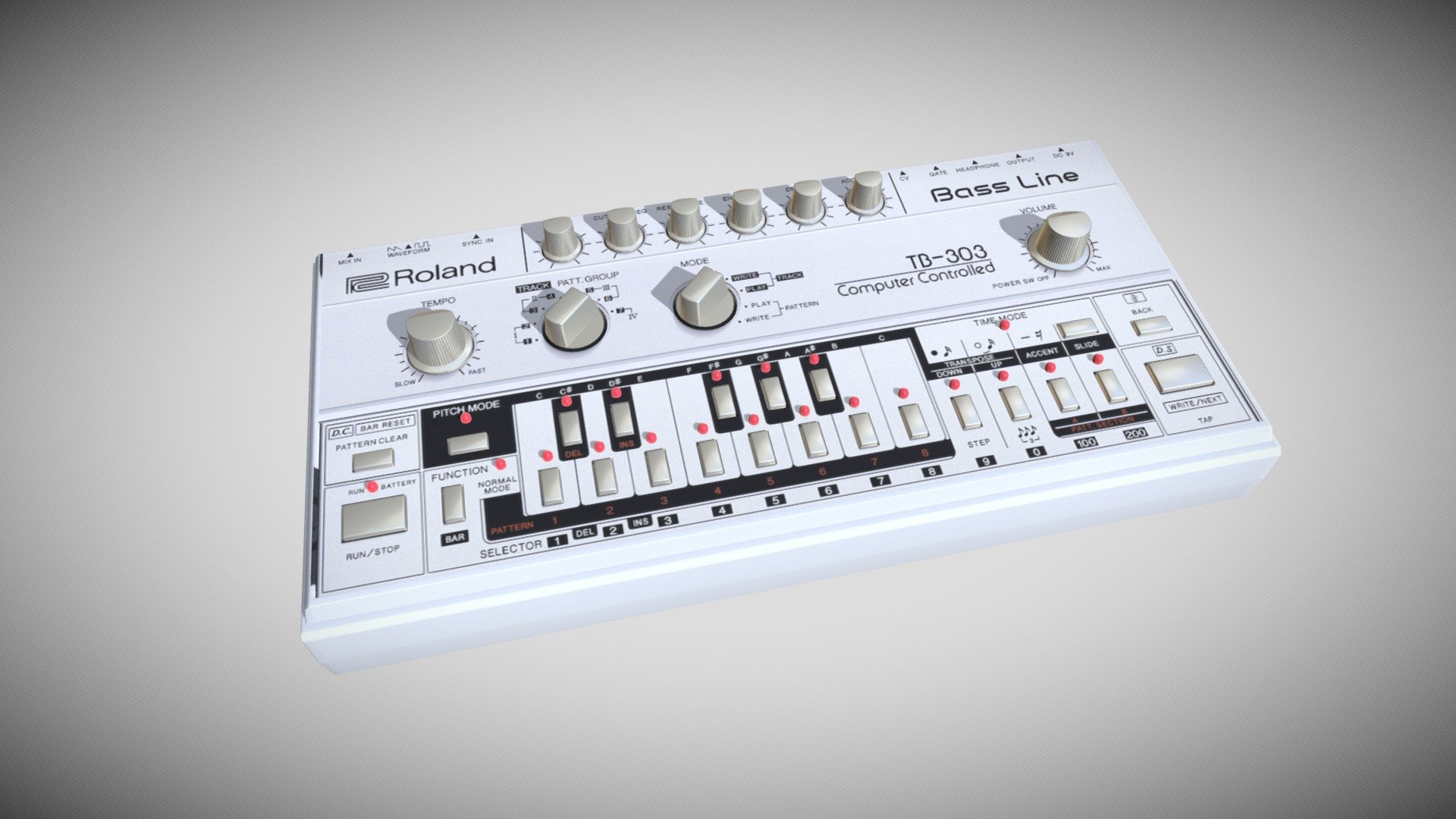 Roland 303 3d model