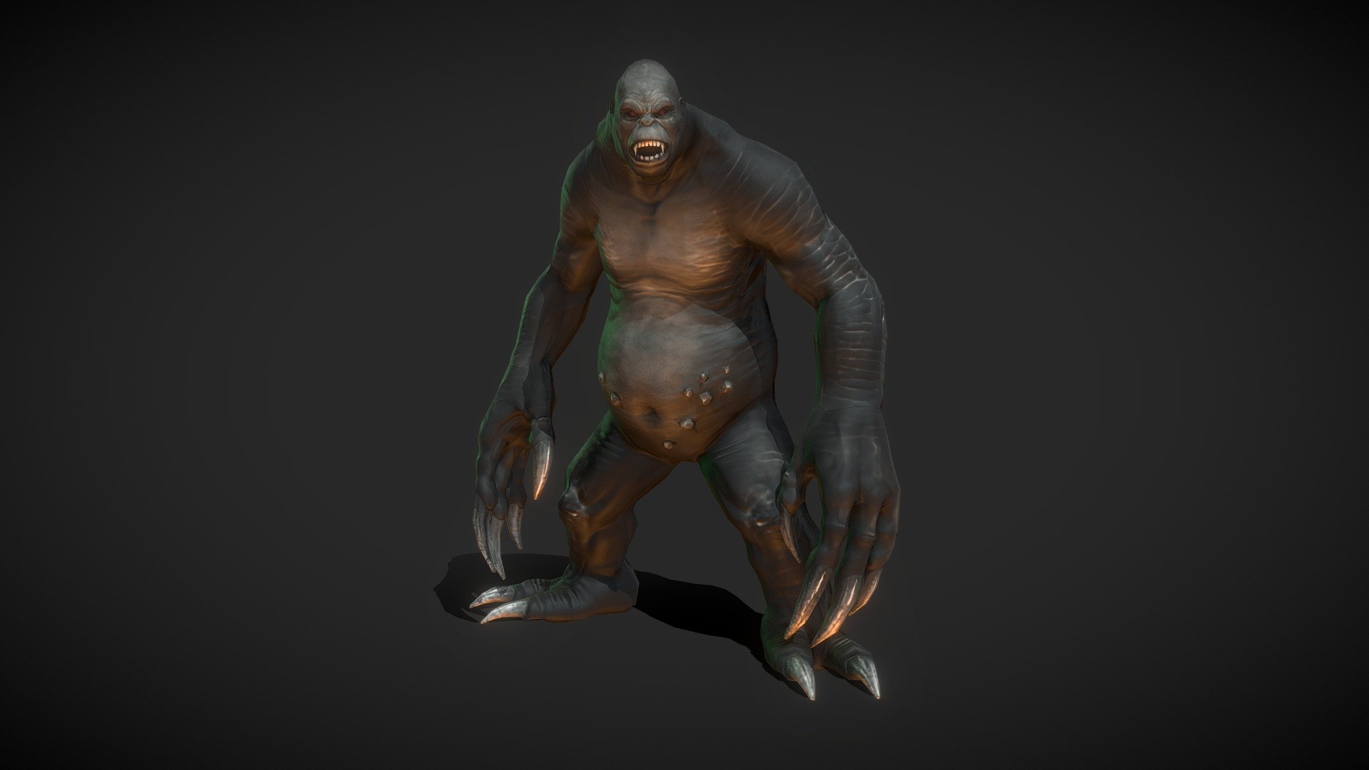 Monsters: Ogre 1 3d model