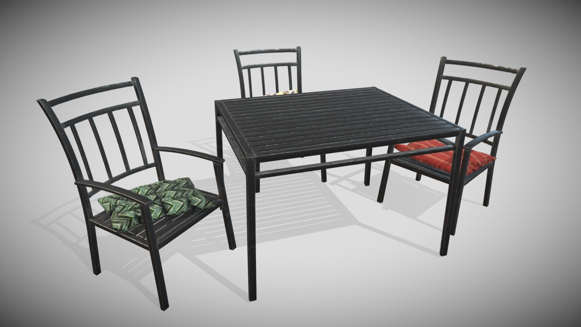 Iron Garden Set 3d model