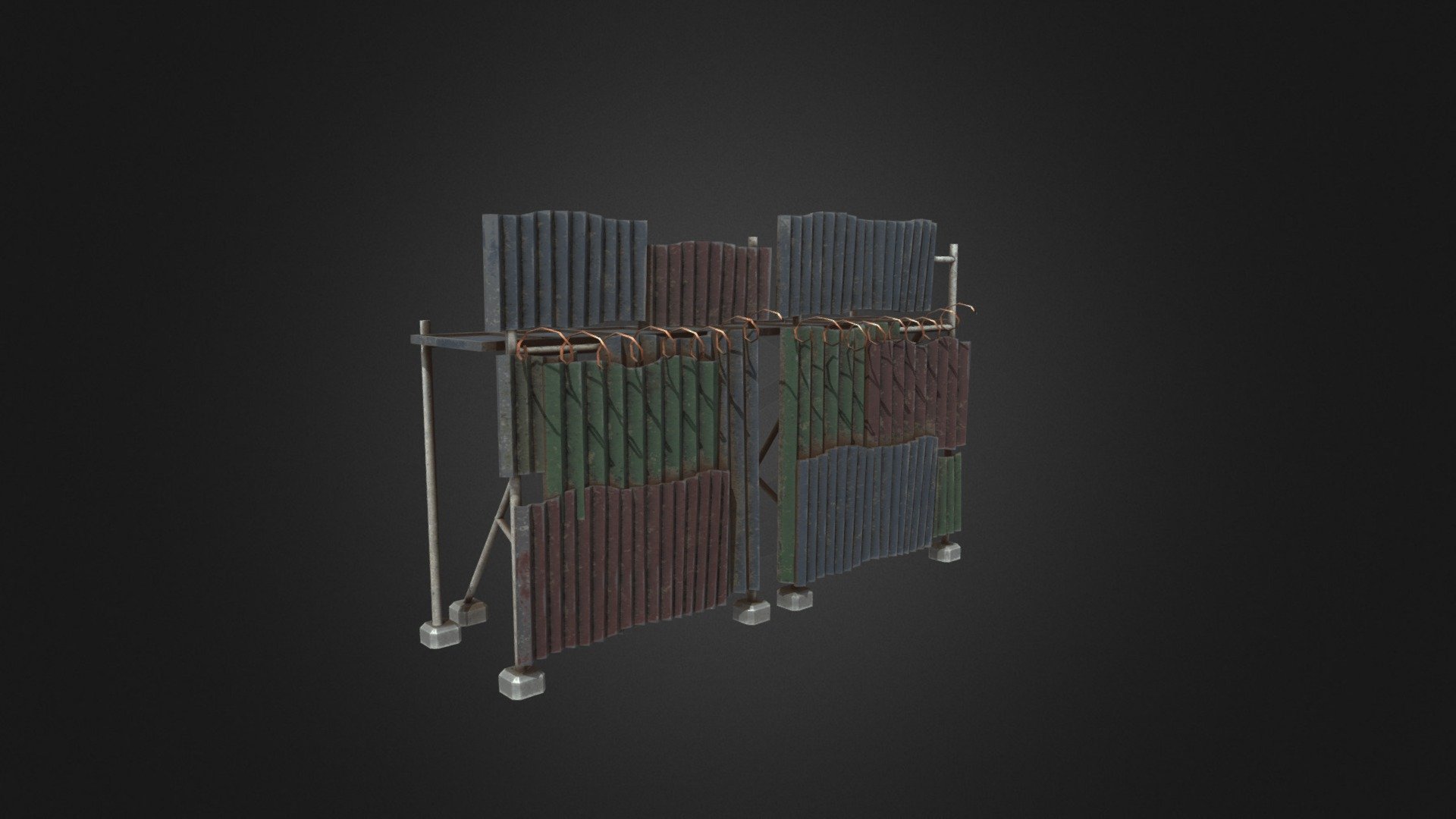 Junker Fence 3 3d model