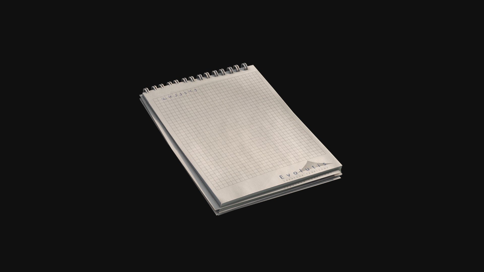 Notepad 3d model