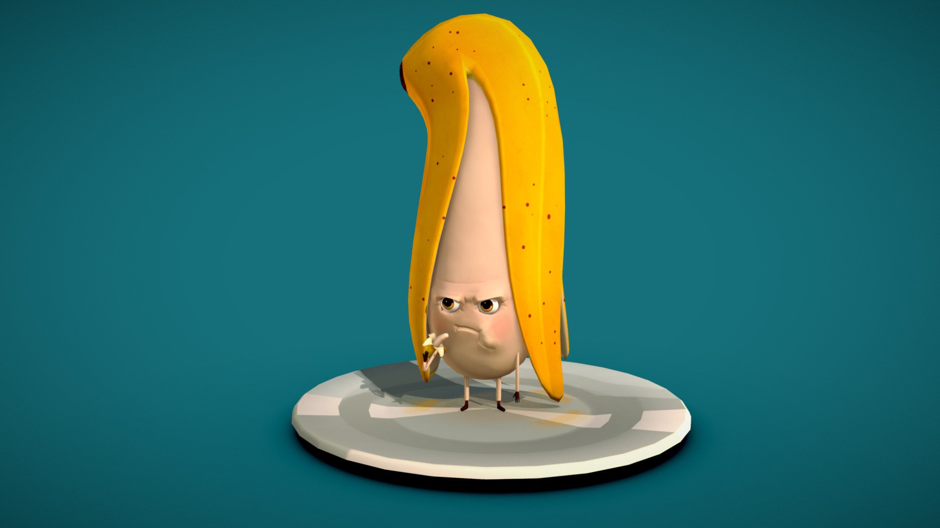 Banana 3d model