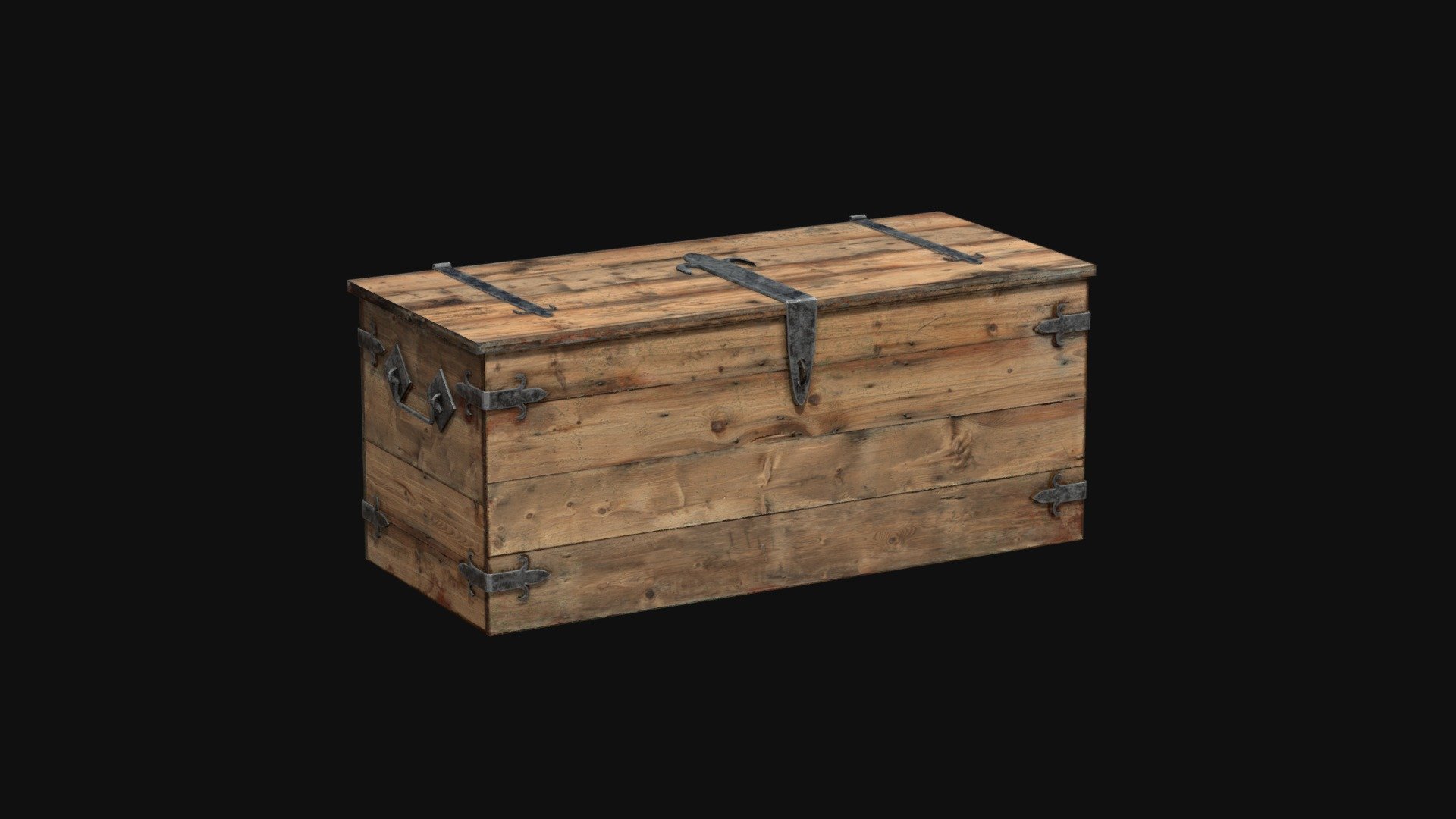 Medieval Chest 3d model