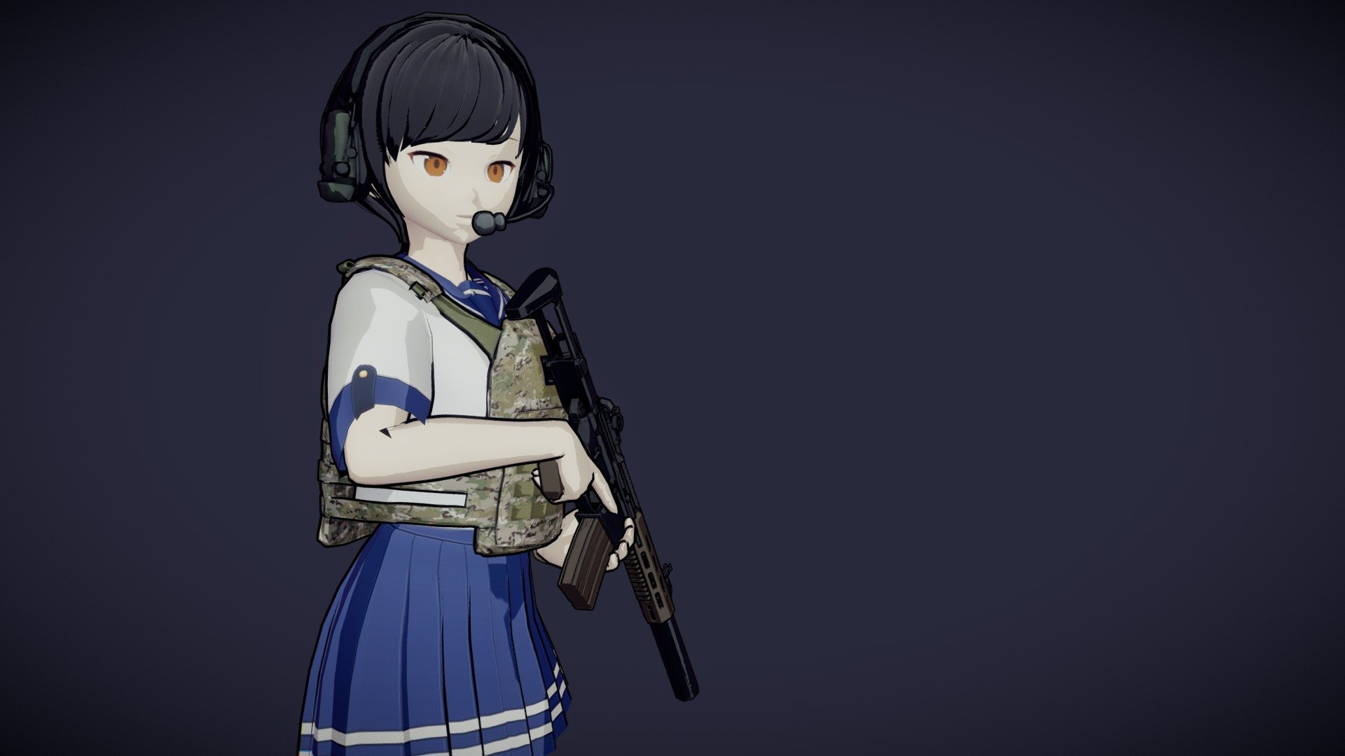 Animu Operator 3d model