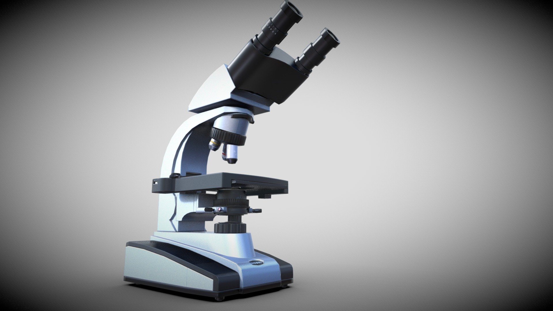 The microscope 3d model