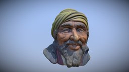 Arab Male Bust