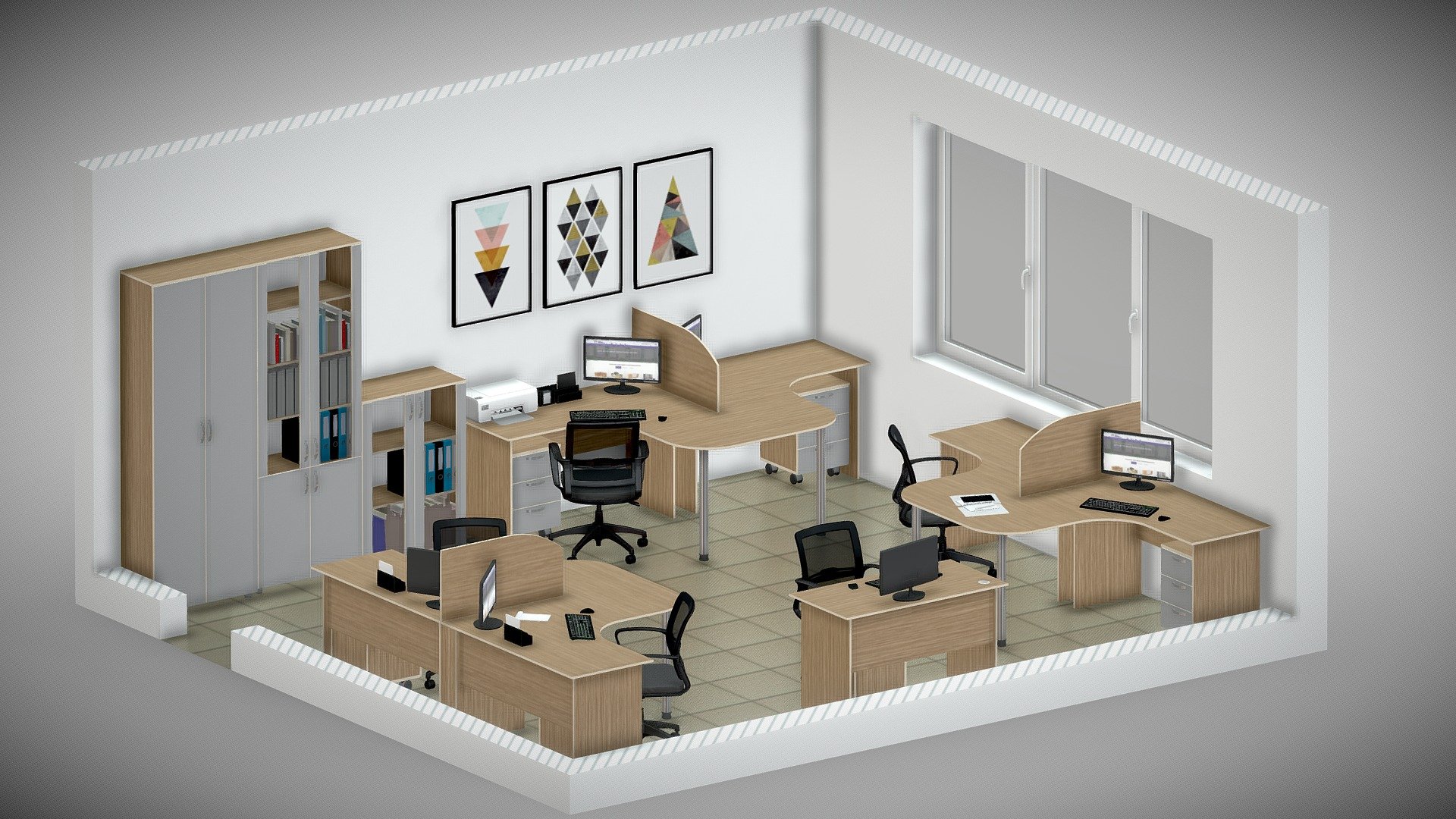 office 3d model