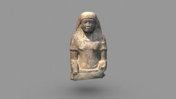 Egyptian bust from seated statue