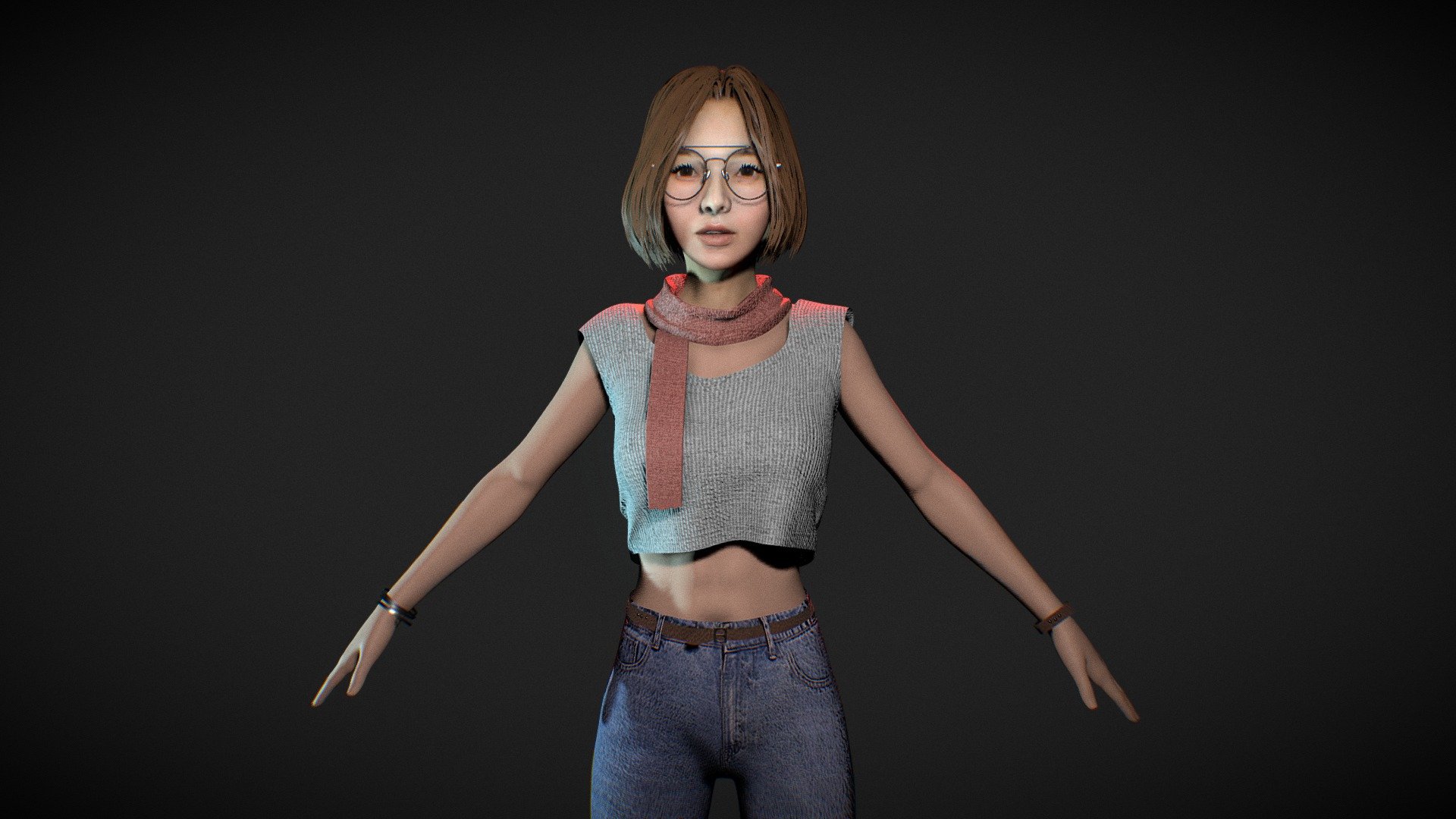 Mina 3d model