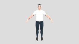 Low-Poly Male Character