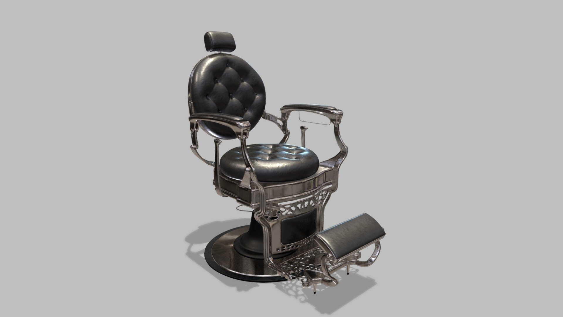 Capone Barber Chair 3d model