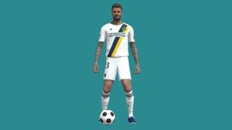 3D Rigged David Beckham