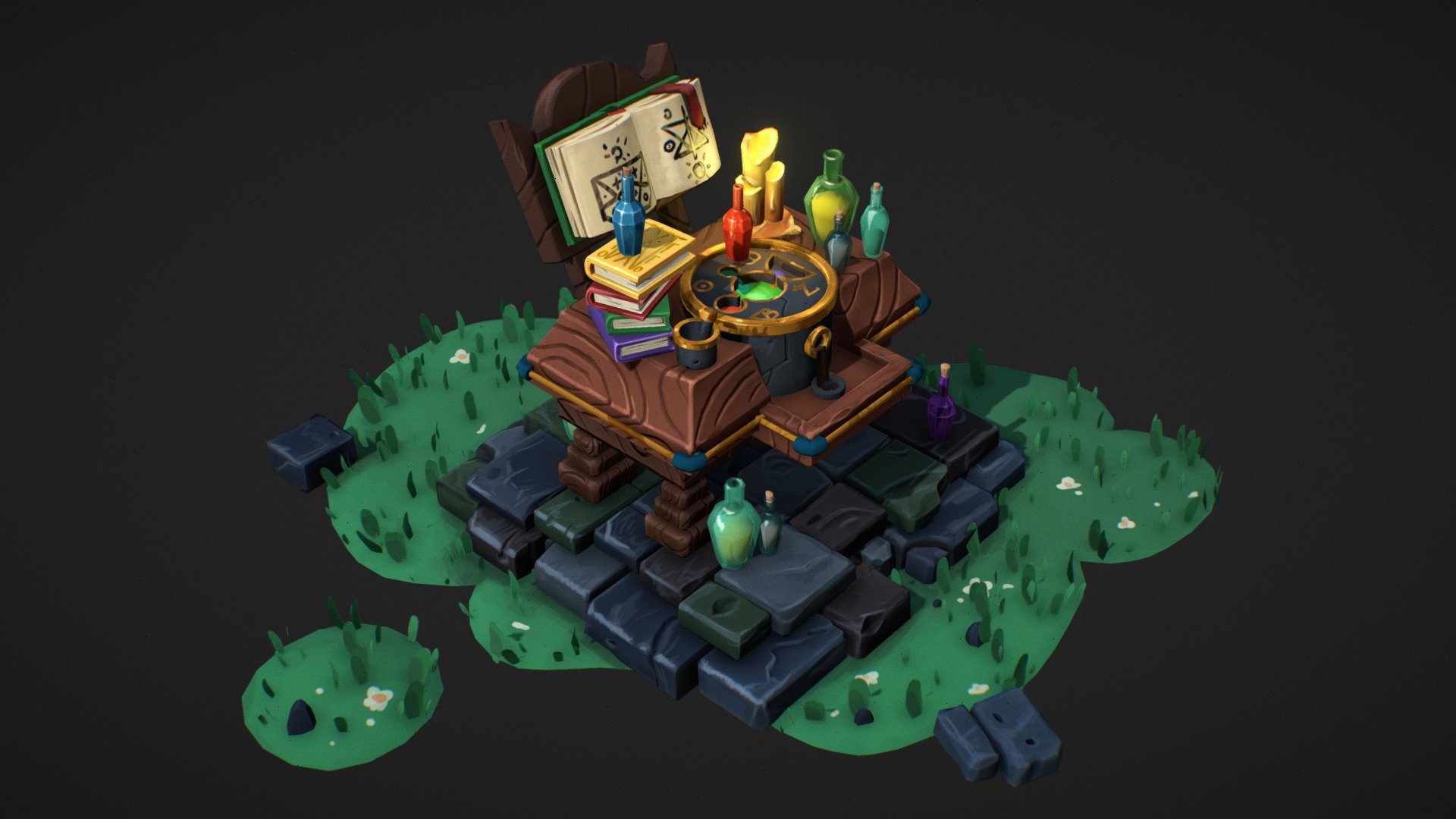 Alchemy lab 3d model